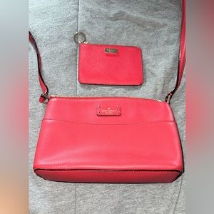 Kate Spade Grove Street Millie Crossbody Color Red Carpet With Matching Wallet